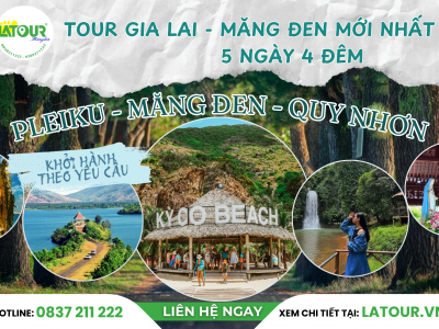Tour Gia Lai - Măng Đen - Quy Nhơn 5 Ngày 4 Đêm