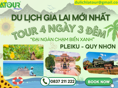 Tour Gia Lai - Quy Nhơn 4 Ngày 3 Đêm | Đại Ngàn Chạm Biển Xanh 2026