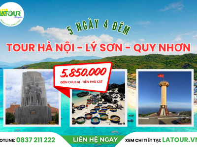 Tour Hà Nội - Lý Sơn - Quy Nhơn 5 Ngày 4 Đêm
