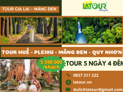 Tour Huế - Gia Lai - Măng Đen - Quy Nhơn 5 Ngày 4 Đêm