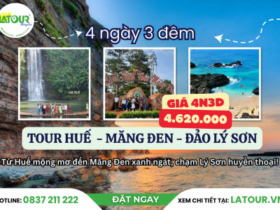 Tour Huế - Măng Đen - Đảo Lý Sơn 4 Ngày 3 Đêm