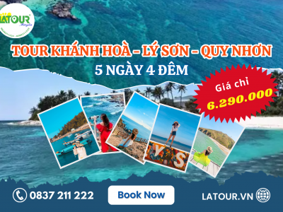 Tour Khánh Hòa - Lý Sơn - Quy Nhơn 5 Ngày 4 Đêm