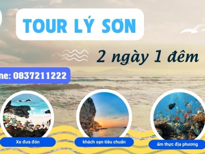 Tour Lý Sơn 2 ngày 1 đêm