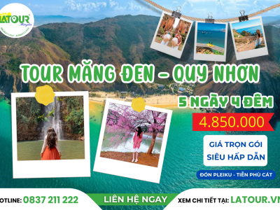 Tour Măng Đen - Quy Nhơn 5 Ngày 4 Đêm