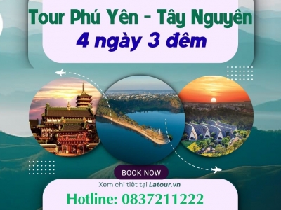 Tour Phú Yên Tây Nguyên 4 ngày 3 đêm
