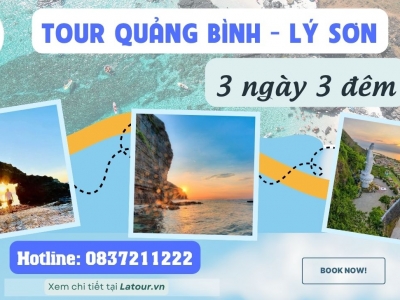 Tour Quảng Bình - Lý Sơn 3 ngày 3 đêm