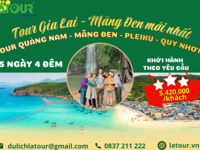 Tour Quảng Nam - Gia Lai - Măng Đen - Quy Nhơn 5 Ngày 4 Đêm