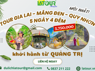 Tour Quảng Trị - Gia Lai - Măng Đen - Quy Nhơn 5 Ngày 4 Đêm
