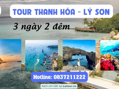 Tour Thanh Hóa - Lý Sơn 3 Ngày 2 Đêm