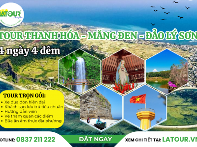 Tour Thanh Hóa - Măng Đen - Đảo Lý Sơn 4 Ngày 4 Đêm