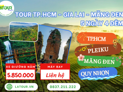 Tour TP.HCM - Gia Lai - Măng Đen - Quy Nhơn 5 Ngày 4 Đêm