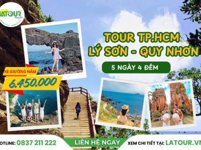 Tour TP.HCM - Lý Sơn - Quy Nhơn 5 Ngày 4 Đêm