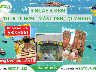 Tour TP.HCM - Măng Đen - Quy Nhơn 5 Ngày 4 Đêm