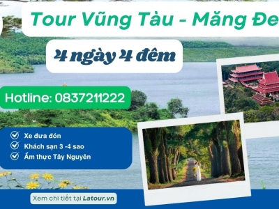 Tour Vũng Tàu Măng Đen 4 ngày 4 đêm 