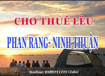 Cho thuê lều tại Phan Rang- Ninh Thuận