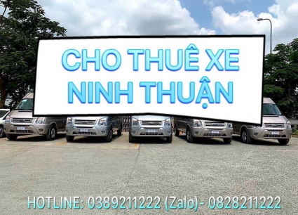 Thuê xe du lịch Ninh Thuận