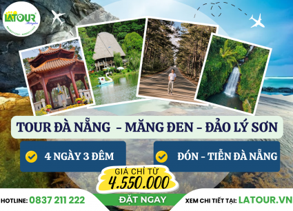 Tour Đà Nẵng – Măng Đen – Đảo Lý Sơn 4 Ngày 3 Đêm