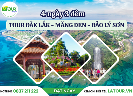 Tour Đắk Lắk - Măng Đen - Đảo Lý Sơn 4 Ngày 3 Đêm