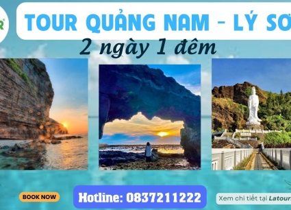 Tour Đảo Lý Sơn 2 ngày 1 đêm đi từ Quảng Nam