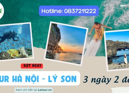 Tour Đảo Lý Sơn 3 ngày 2 đêm đi từ Hà Nội