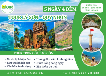 Tour Đảo Lý Sơn - Quy Nhơn 5 Ngày 4 Đêm