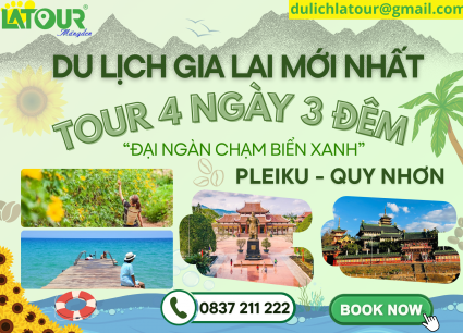 Tour Gia Lai - Quy Nhơn 4 Ngày 3 Đêm | Đại Ngàn Chạm Biển Xanh 2026