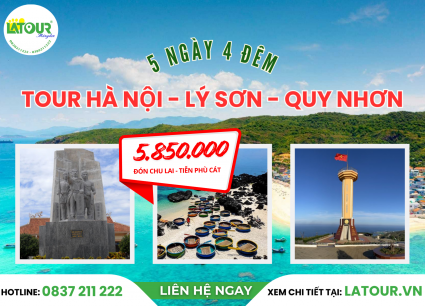 Tour Hà Nội - Lý Sơn - Quy Nhơn 5 Ngày 4 Đêm