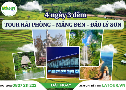 Tour Hải Phòng - Măng Đen - Đảo Lý Sơn 4 Ngày 3 Đêm