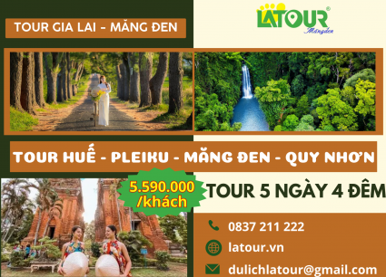 Tour Huế - Gia Lai - Măng Đen - Quy Nhơn 5 Ngày 4 Đêm