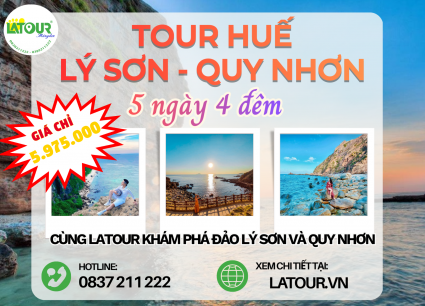 Tour Huế - Lý Sơn - Quy Nhơn 5 Ngày 4 Đêm