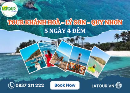 Tour Khánh Hòa - Lý Sơn - Quy Nhơn 5 Ngày 4 Đêm