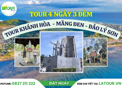 Tour Khánh Hòa - Măng Đen - Đảo Lý Sơn 4 Ngày 3 Đêm