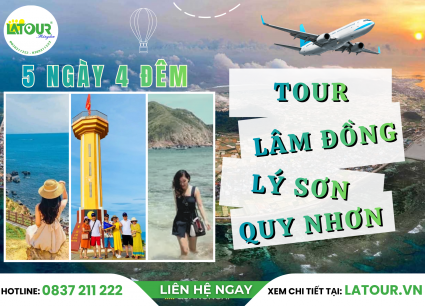 Tour Lâm Đồng - Lý Sơn - Quy Nhơn 5 Ngày 4 Đêm
