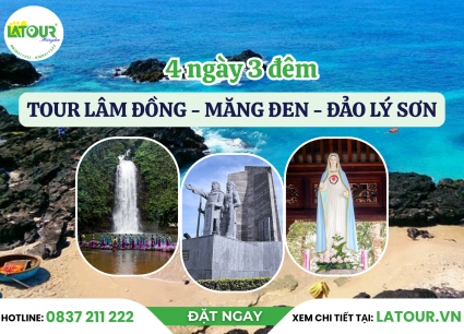 Tour Lâm Đồng - Măng Đen - Đảo Lý Sơn 4 Ngày 3 Đêm