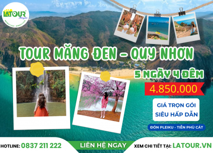 Tour Măng Đen - Quy Nhơn 5 Ngày 4 Đêm
