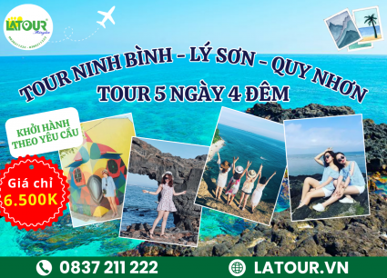Tour Ninh Bình - Lý Sơn - Quy Nhơn 5 Ngày 4 Đêm