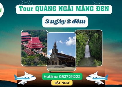 TOUR QUẢNG NGÃI MĂNG ĐEN 3 NGÀY 2 ĐÊM