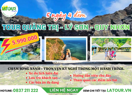 Tour Quảng Trị - Lý Sơn - Quy Nhơn 5 Ngày 4 Đêm