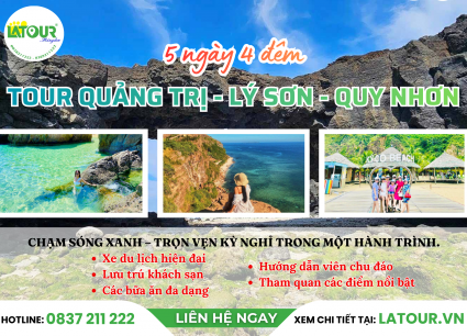Tour Quảng Trị - Lý Sơn - Quy Nhơn 5 Ngày 4 Đêm