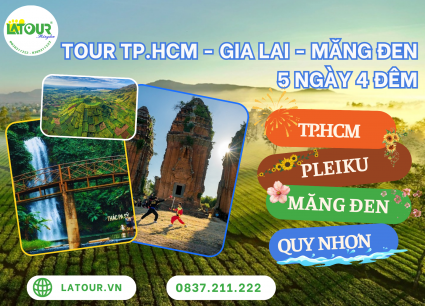 Tour TP.HCM - Gia Lai - Măng Đen - Quy Nhơn 5 Ngày 4 Đêm