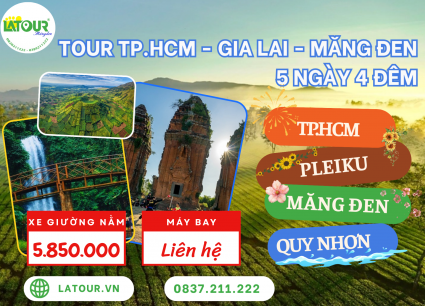 Tour TP.HCM - Gia Lai - Măng Đen - Quy Nhơn 5 Ngày 4 Đêm