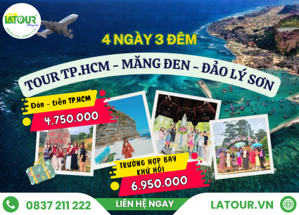 Tour TP.HCM - Măng Đen - Đảo Lý Sơn 4 Ngày 3 Đêm