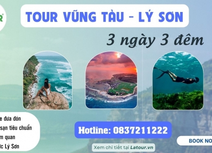 Tour Vũng Tàu - Lý Sơn 3 ngày 3 đêm