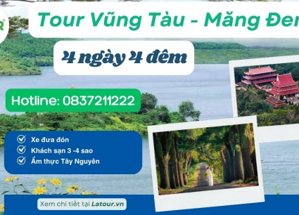 Tour Vũng Tàu Măng Đen 4 ngày 4 đêm 