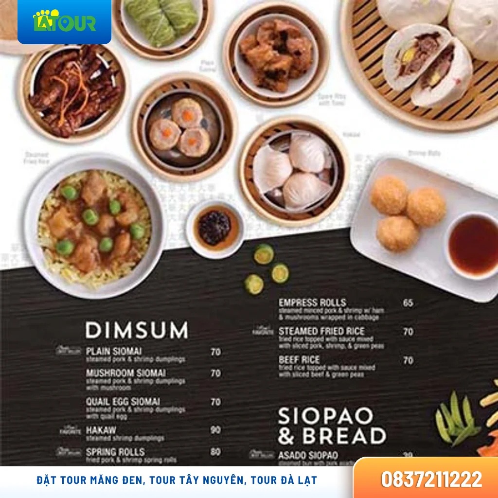 Menu nhà hàng Pleiku​ - hình 1