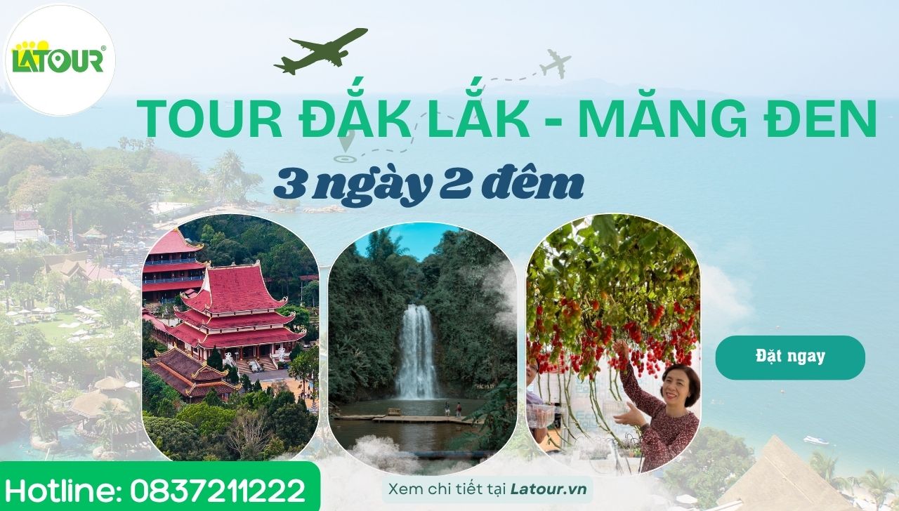 Tour Đắk Lắk Măng Đen 3 ngày 2 đêm ngày 3
