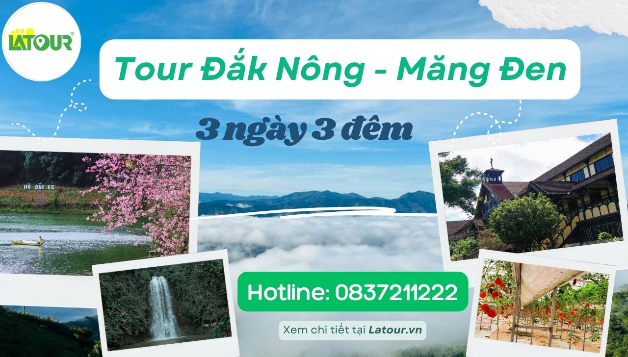 Tour Đắk Nông Măng Đen 3 ngày 3 đêm ngày 3