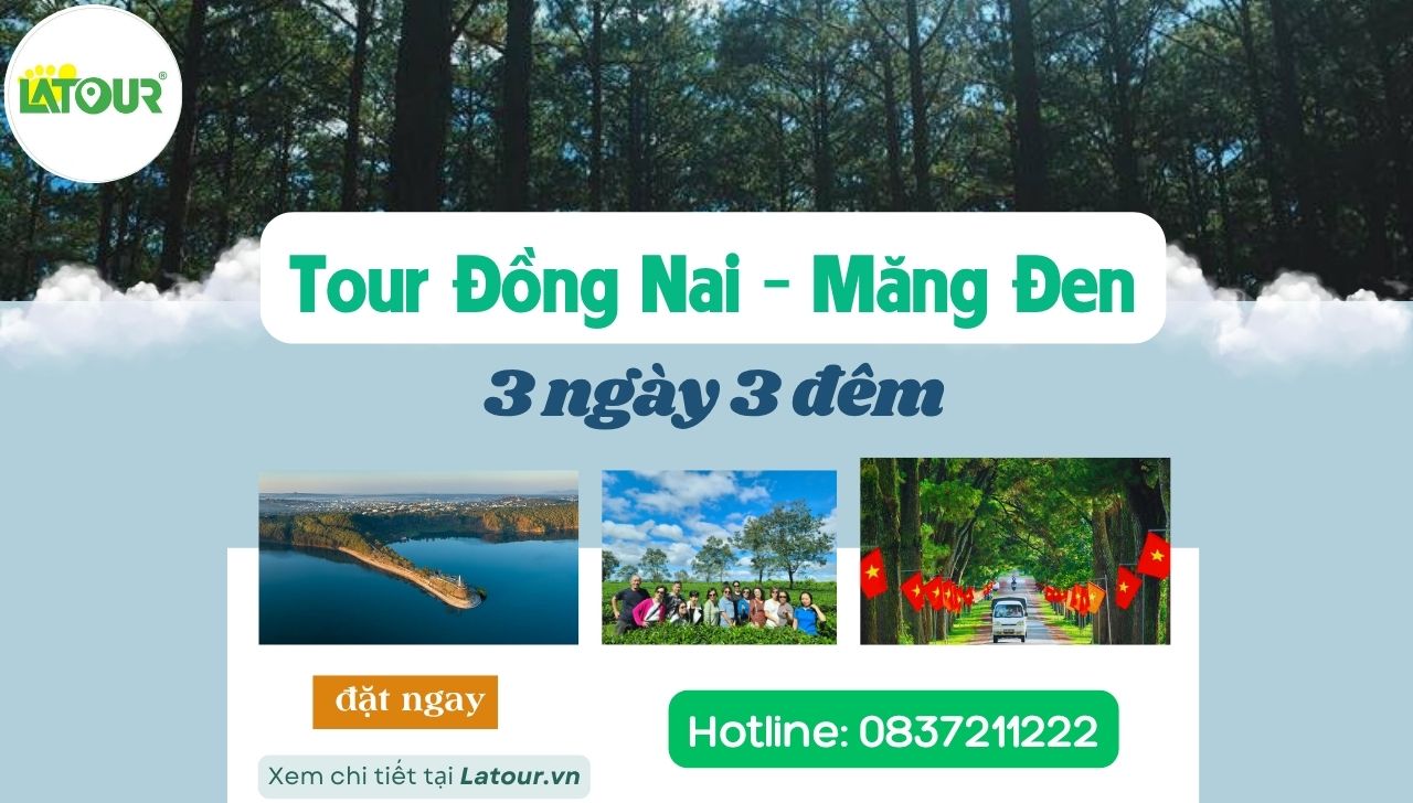 Tour Đồng Nai Măng Đen 3 ngày 3 đêm ngày 1
