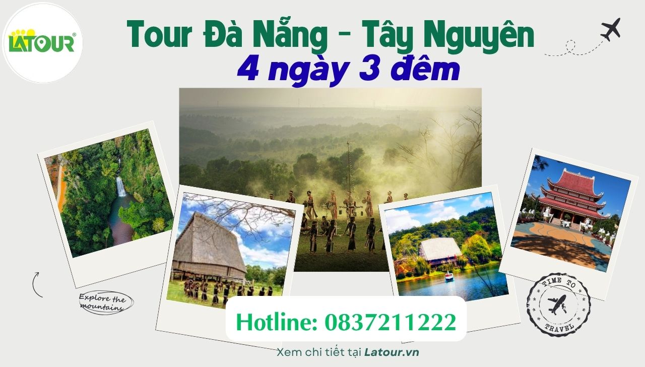tour Đà Nẵng đi Tây Nguyên 4 ngày 3 đêm