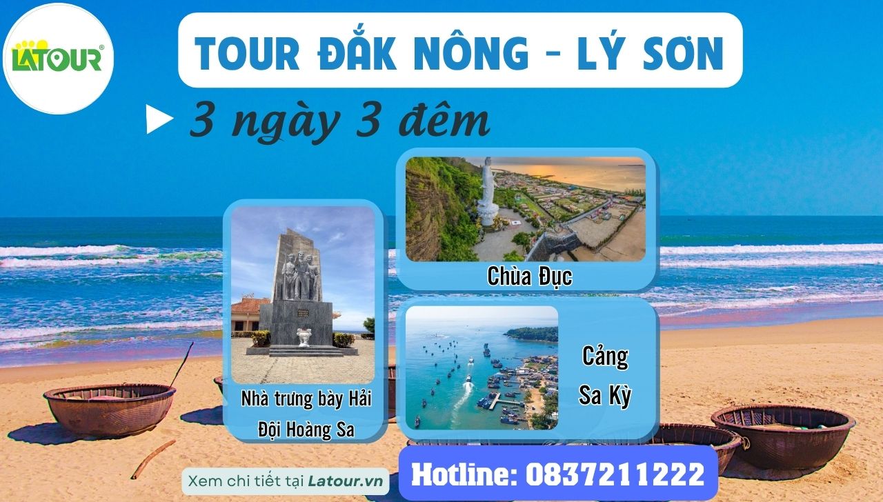 Tour Đắk Nông - Lý Sơn 3 ngày 3 đêm